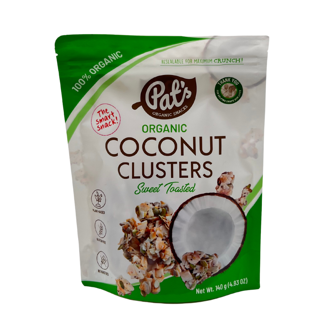 Pat's Organic Snacks – Coconut Clusters | Real Food PH