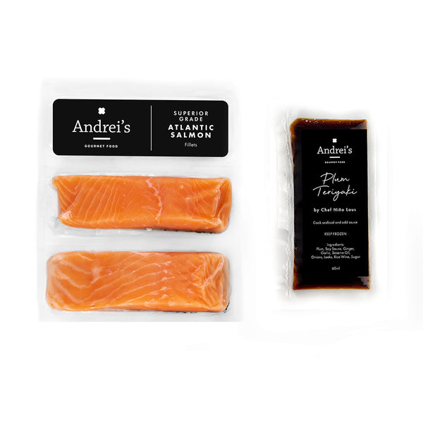 Andrei's – Salmon Fillet with Plum Teriyaki