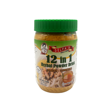 Delfa's — 12-in-1 Herbal Powder Drink (Ginger-Turmeric)