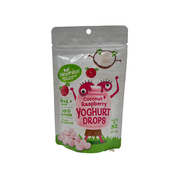 Kiwigarden – Coconut Raspberry Yoghurt Drops