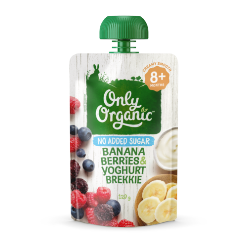 Only Organic — Banana Berries & Yoghurt Brekkie (8 mos+)