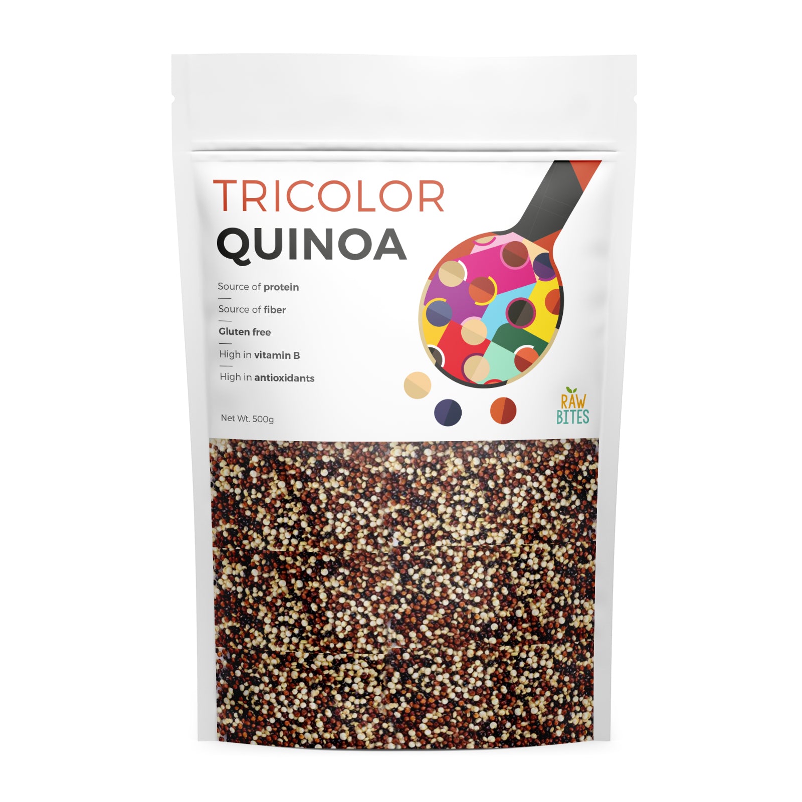 Organic Tricolor Quinoa Grain